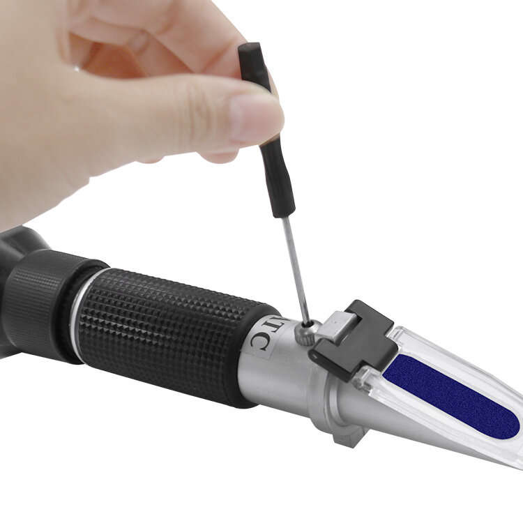 Handheld Refractometer Sugar Concentration Meter Densimeter 0-32% Brix Saccharimeter Sugar Tester Fr