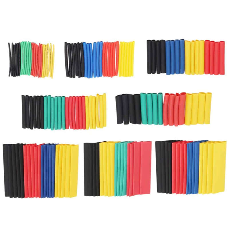 328PCS Heat Shrink Tubing 2:1 Electrical Wire Cable Wrap Sleeving Tube Kit Electric Insulation Heat