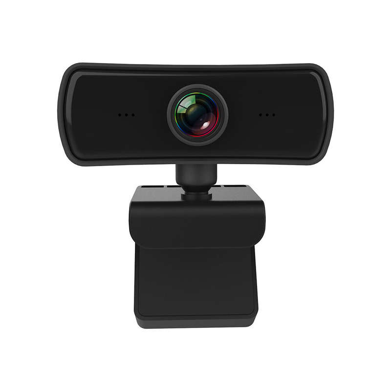 1080P FHD Computer Camera Auto Focus 360 Rotation USB Driver-free Web Cam with Mic for Live Conferen