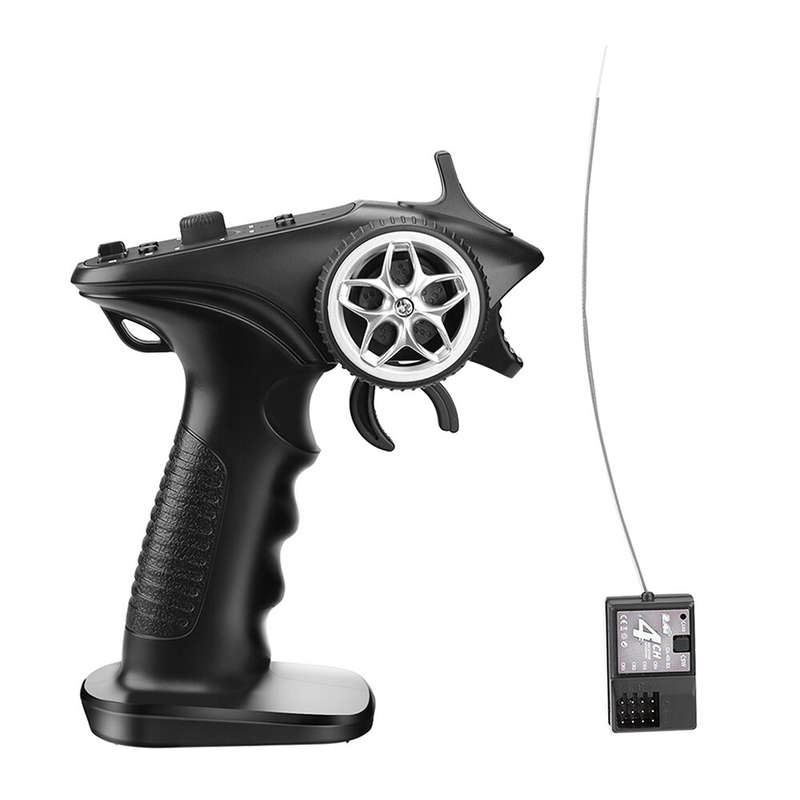 GA-4H 2.4GHz 4CH FHSS Radio Transmitter with 2.4GHz 4CH Mini RX RC Receiver for RC Car Boat Tank Air