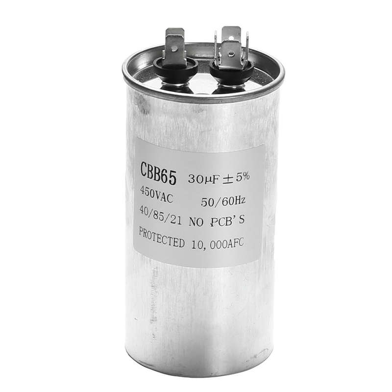 15-50uF Motor Capacitor CBB65 450VAC Air Conditioner Compressor Start Capacitor