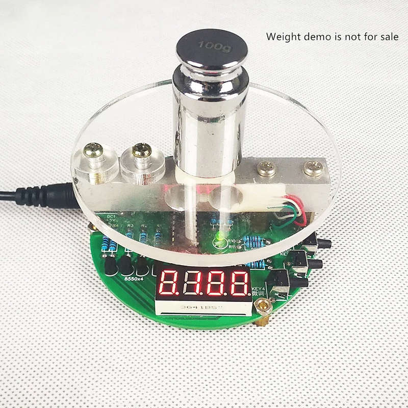 DIY 51 Single Chip Microcomputer Electronic Scale Production Kit