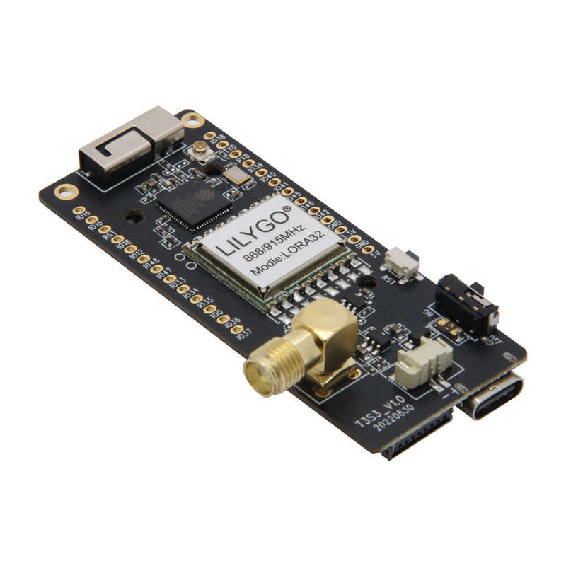 LILYGO T3S3 V1.0 ESP32-S3 LoRa SX1262/SX1276 SX1280 2.4G Development Board WiFi Bluetooth Wireless M