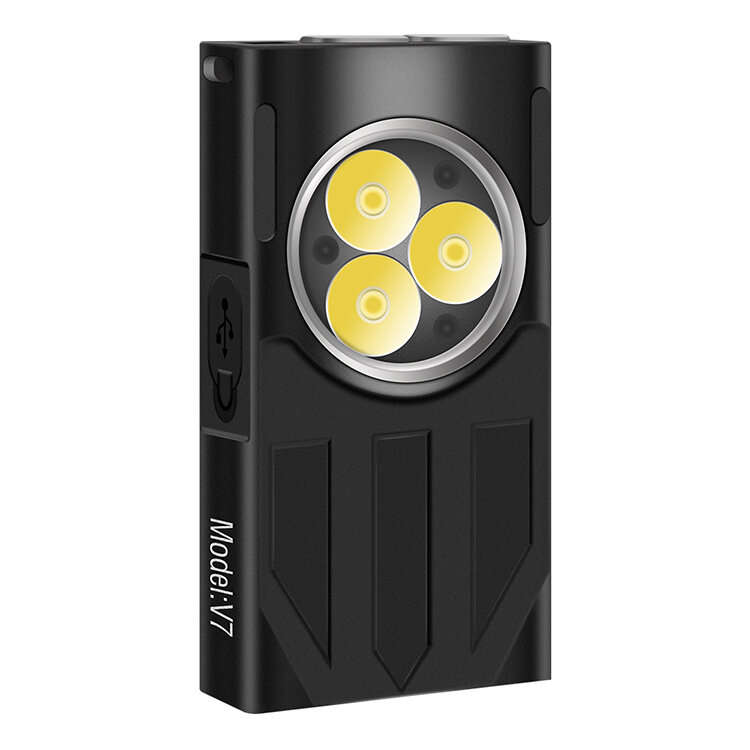 SEEKNITE V7 1100 Lumens EDC LED Keychain Flashlight Mini Strong Light Keychain Light Outdoor Recharg
