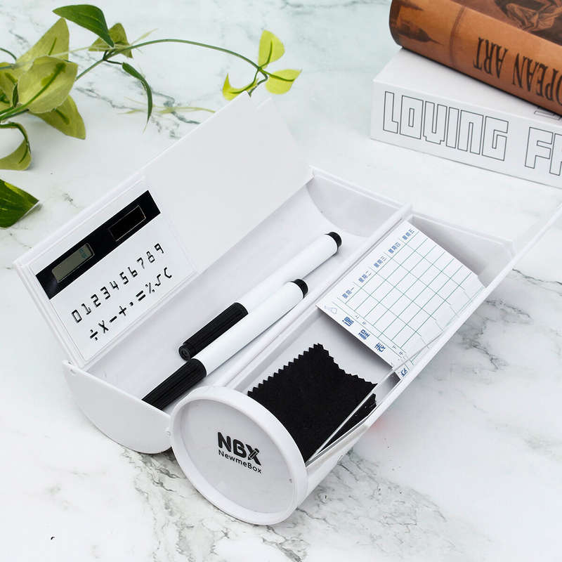 Cartoon Pencil Box Large Capacity Pencil Case Cylindrical Pencil Box Multifunction Stationery Box Sc