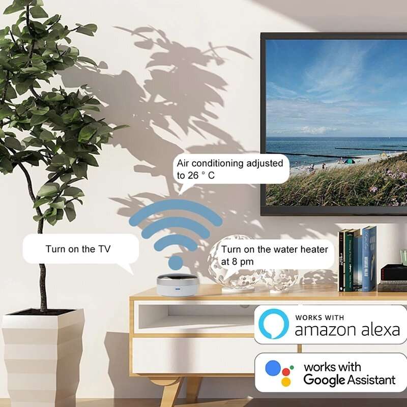 Tuya IR Smart Home Intelligent WIFI Infrared Remote Controller Voice Remote Control Works with Alexa