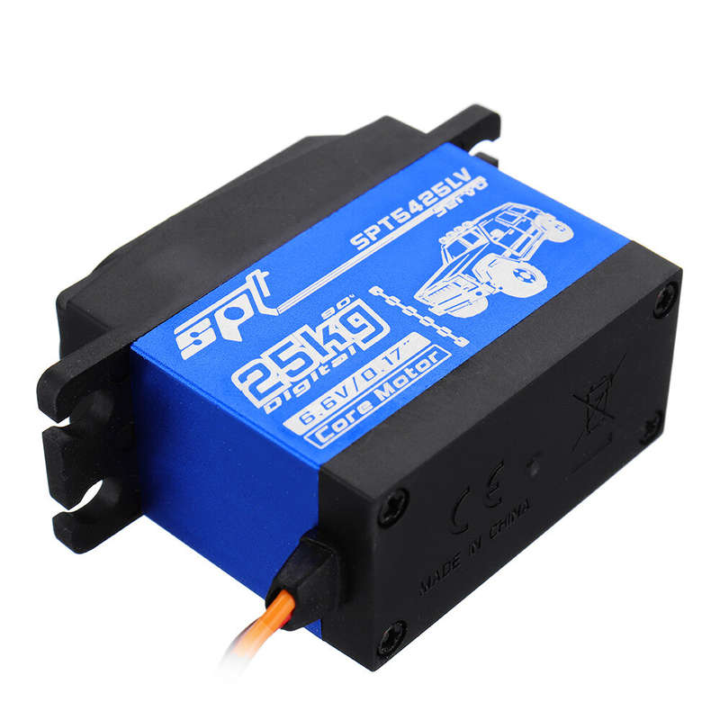 SPT Servo SPT5425LV 25KG 90 Large Torque Digital Metal Gear Servo For 1:8 1:10 RC Robot Car Boat