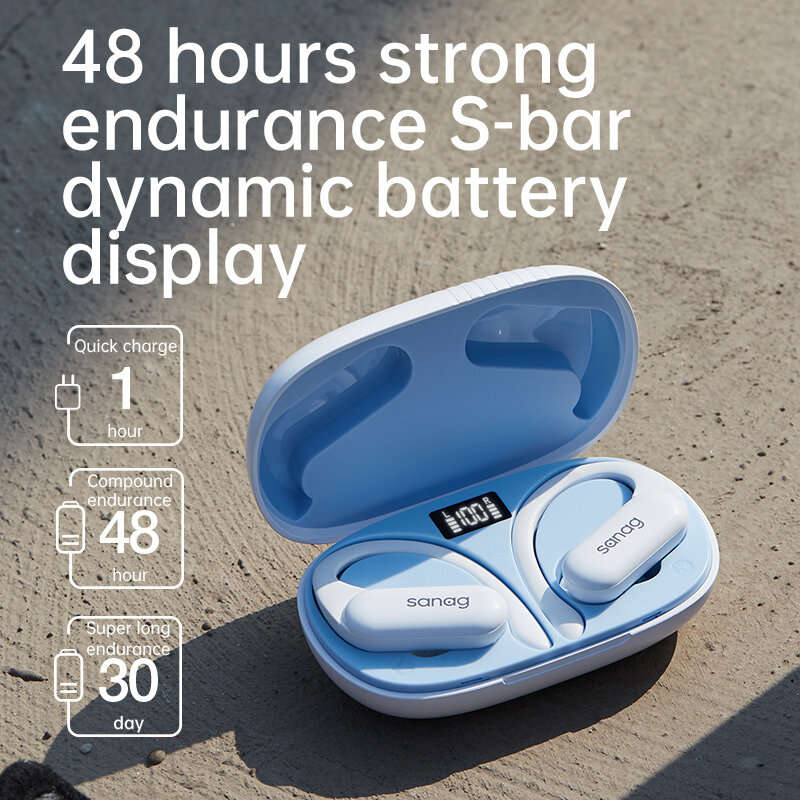 Sanag Z22S Pro TWS bluetooth 5.3 Earphone HiFi 3D Surround Stereo CVC Call Noise Reduction 400mAh Ba
