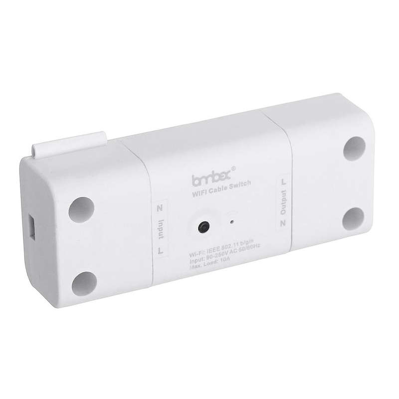 Lombex AC110-240V 10A WiFi Voice Control Timing Smart Light Switch Work with Alexa Google Assistant
