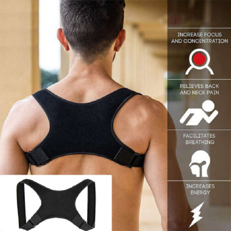 Spine Posture Corrector Protection Back Shoulder Posture Correction Band Humpback Back Pain Relief C