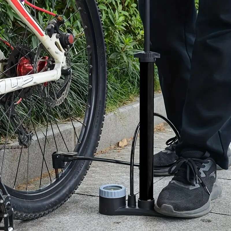 160PSI High Pressure Bike Air Pump Mechanic Hardware Bicycle Inflator with Measure Display for Cycli
