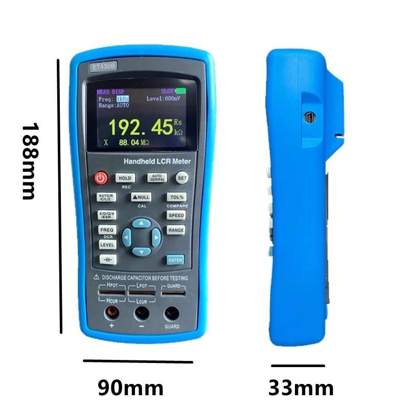East Tester ET430/ET430B/ET431/ET432/ET433 Handheld inductance Meter capacitance Meter to Measure Co