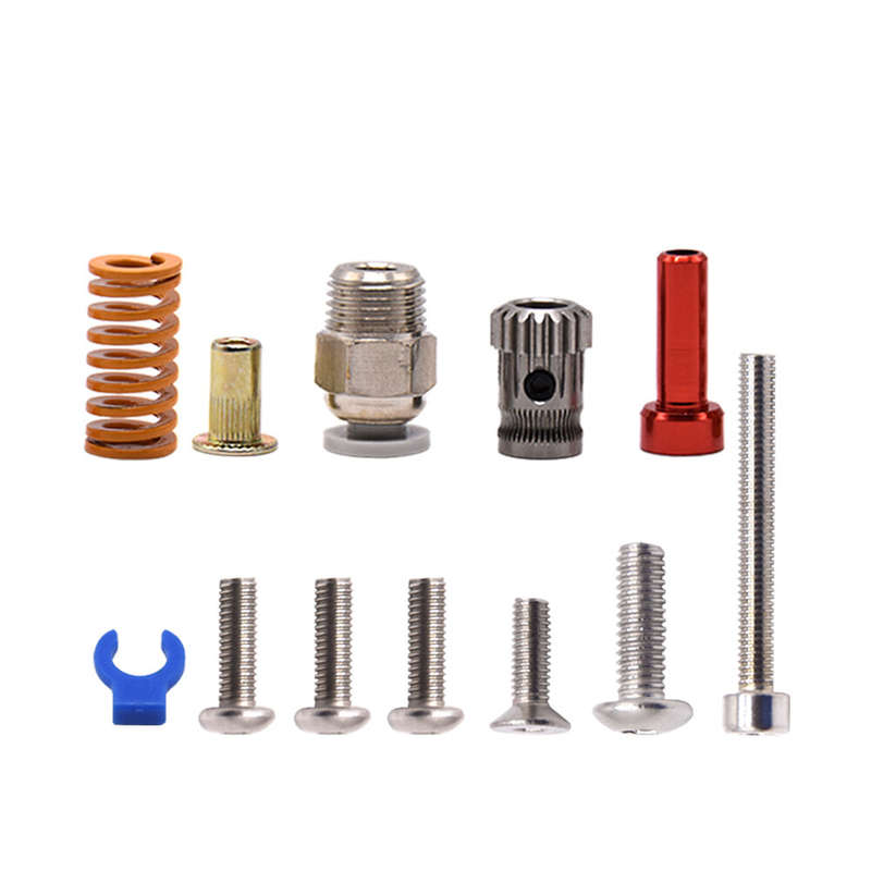 Creativity Aluminum Upgrade Dual Gear Mk8 Metal Extruder Kit For Cr-10 Cr-10S Pro 3D Printer