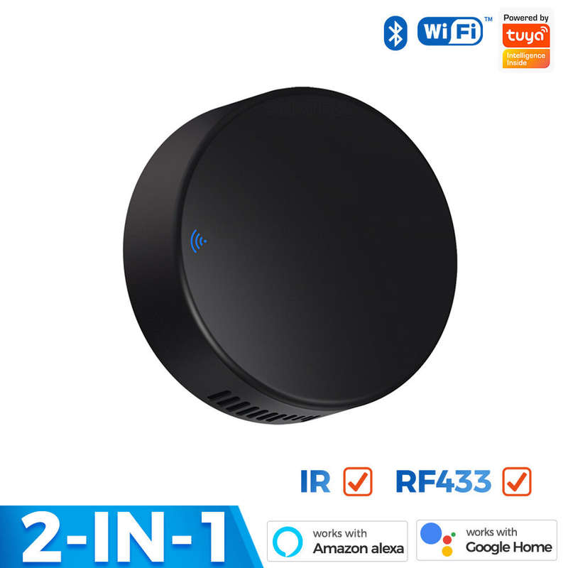 Tuya WiFi IR+RF 433Mhz Remote Control Universal Infrared Remote Controller for TV Air Conditioner Vo