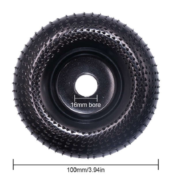 100MM Woodworking Grinding Disc 16mm Versatile Stainless Steel Polishing Tool for Precision Craftsma
