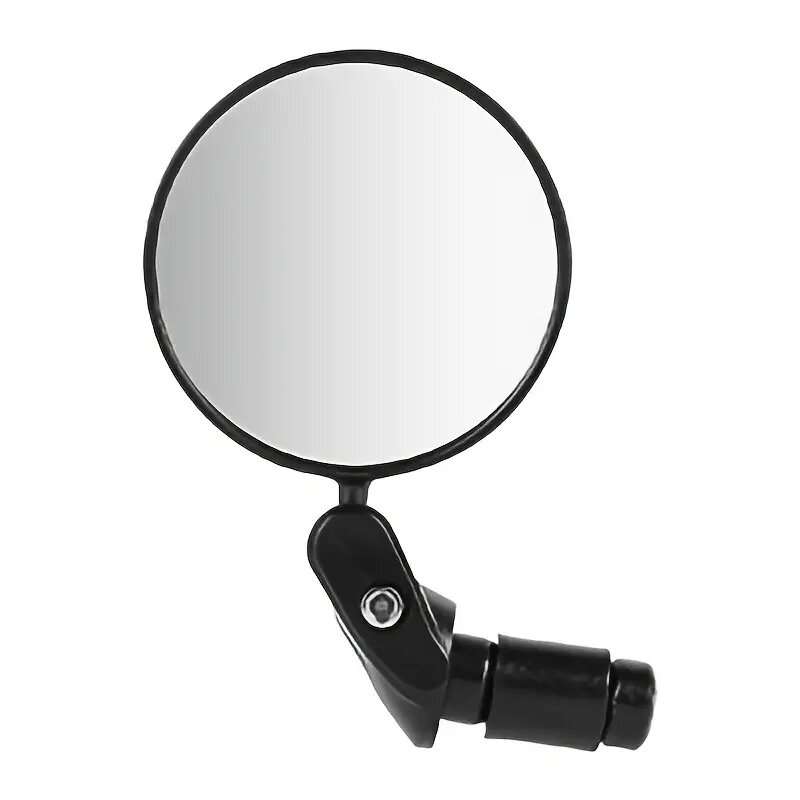 2pcs Bicycle Rear View Mirror Adjustable 360 Rotatable Convex Lens 360 Rotatable Handlebar Safety Mi