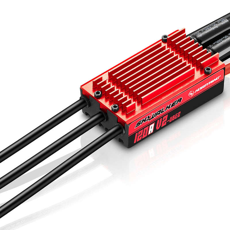Hobbywing SkyWalker V2 120A UBEC Brushless ESC With Reverse Brake 3-8S For RC Airplane Fixed Wing