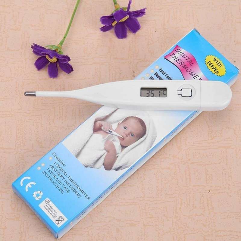 Ome A4028 Portable Digital Thermometer Electronic LCD Thermometer Home Office Water Temperature Meas