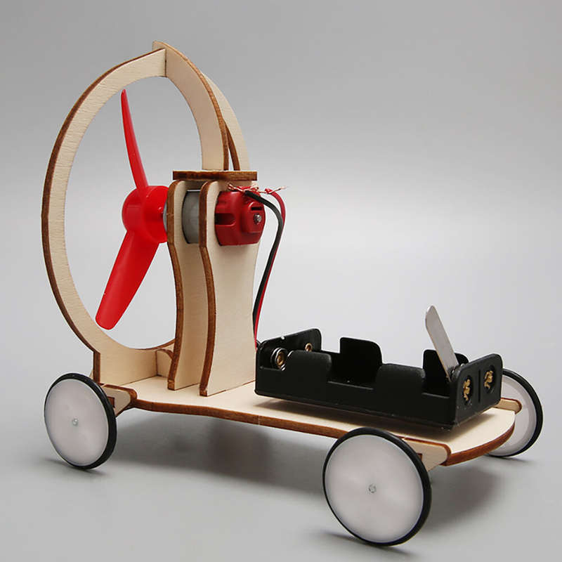 Children's Science Experiment Electric Wind Turbine Technology Small Production Handmade DIY KIT Kin
