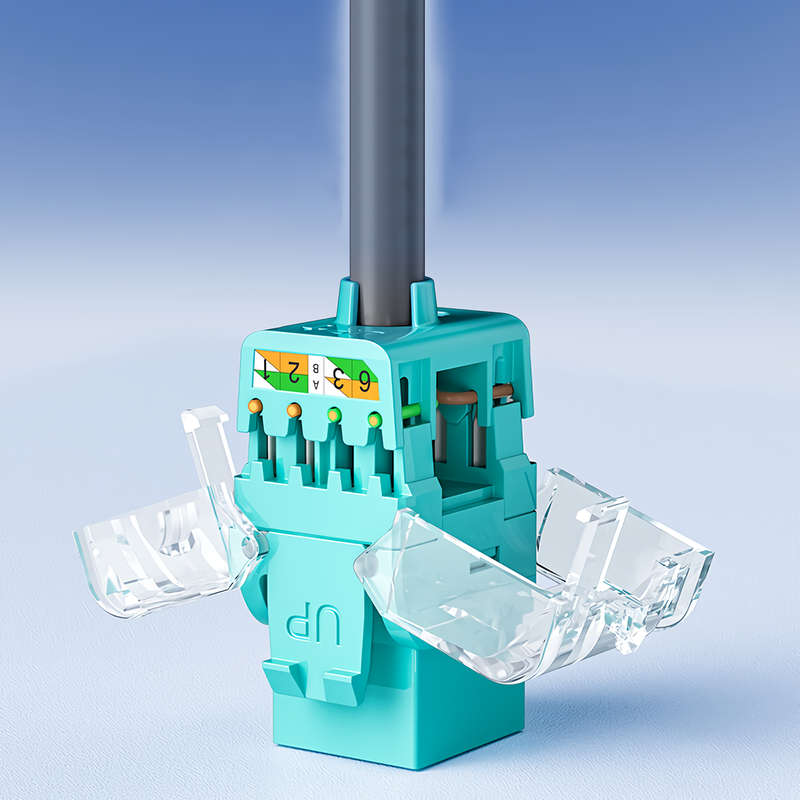 SAMZHE CAT6 Network Module Tool-free RJ45 Connector Cable Adapter RJ45 Ethernet Modular Plug