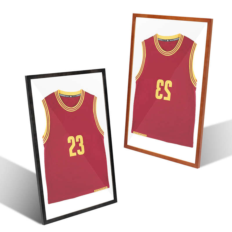 32'' Jersey Display Case Shadow Box Frame Sports Football Baseball