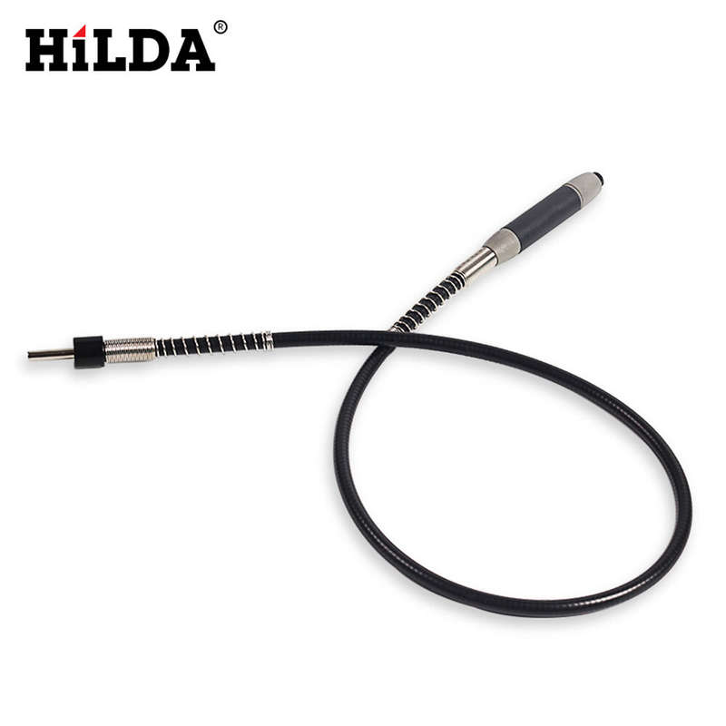 HILDA Flexible Shaft Fits Rotary Grinder Tool for Dremel 400W Rotary Tools 110cm with 6 Chuck for Dr