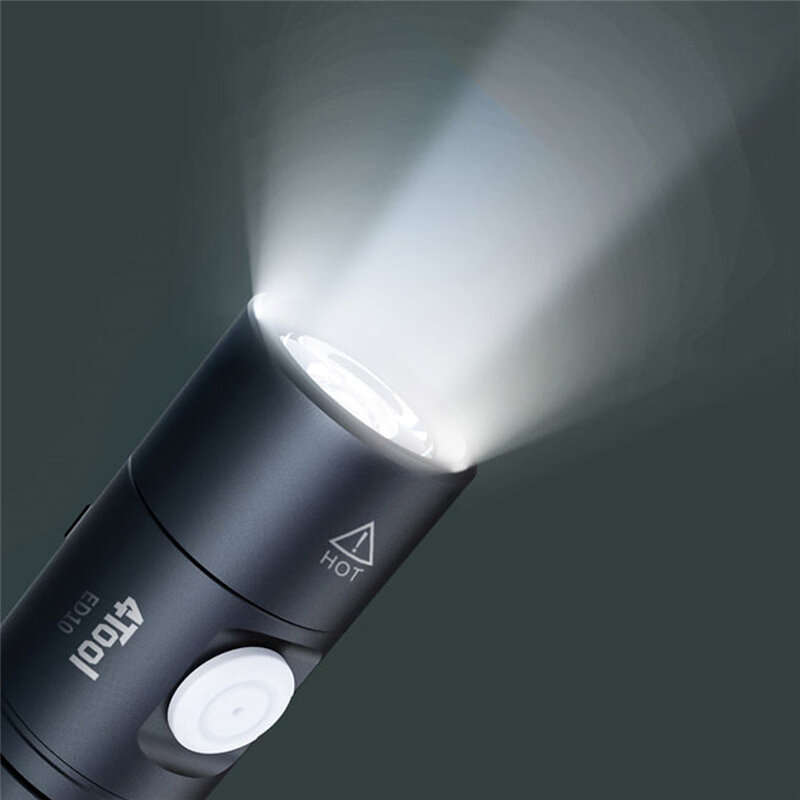 Nextool 4Tool ED10 1400lm TIR Lens 200m Long Range Compact EDC Flashlight with 2600mAh 18650 Li-Batt