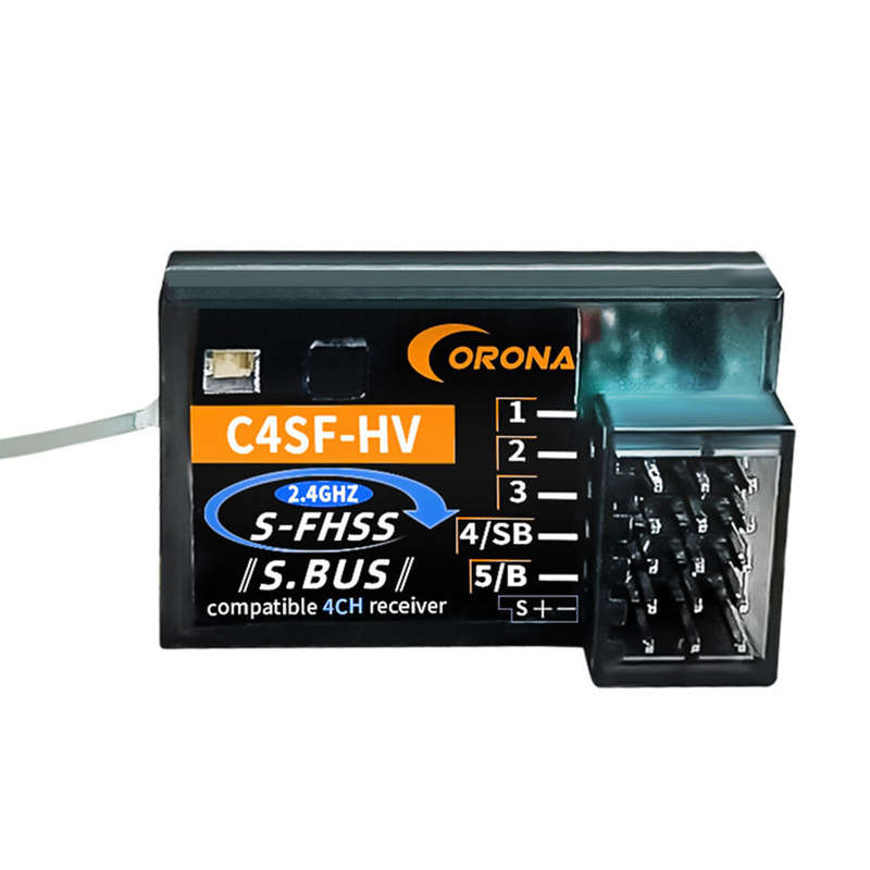 Corona C4SF 2.4GHz 4CH S-FHSS/FHSS SBUS Compatible Receiver for Futaba 3PV 4PLS 4PV 7PX 4PX Radio Tr