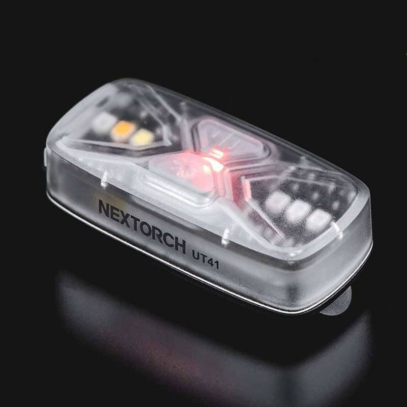 Nextorch UT41 LED EDC Police Flashlight Shoulder Warning Emergency Light with 6 Light Sources Type-C