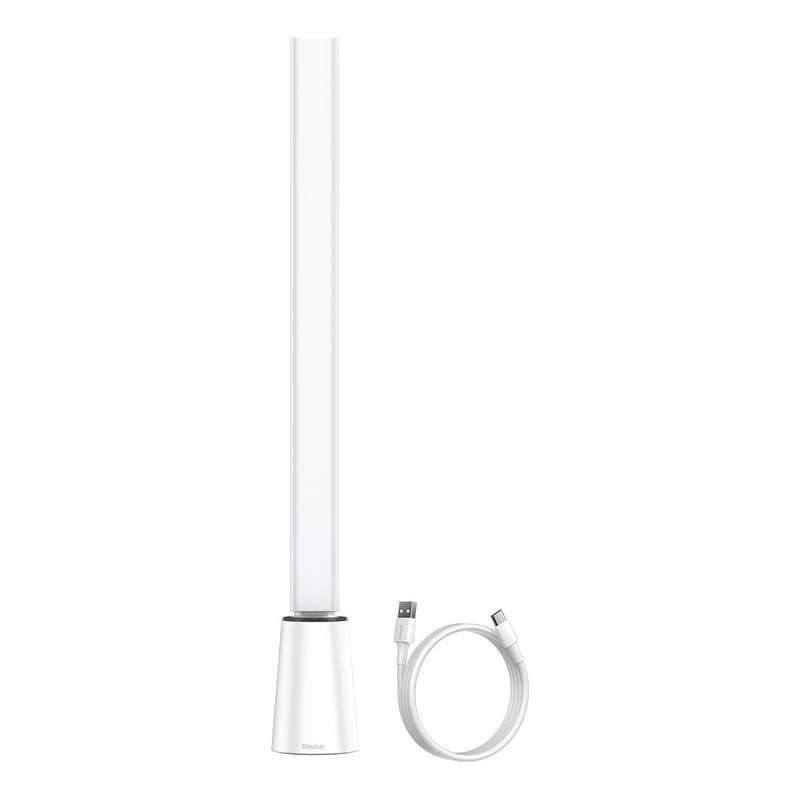 Baseus Smart Eye Rechargeable Folding Reading Desk Lamp White Shell Eye Protection Three color Mode