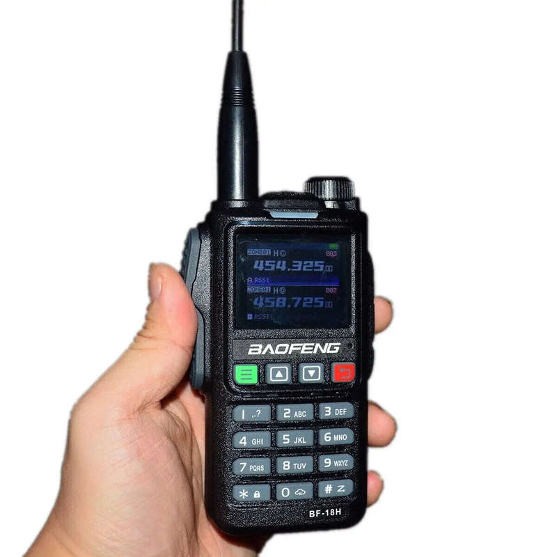 Baofeng UV-18H GPS Function Tri-band Walkie Talkie High Power Multi-bands USB Type-C Rechargerable H