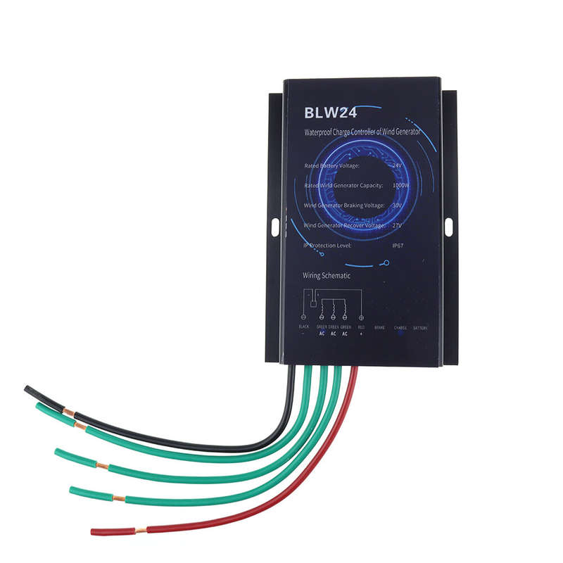 Excellway 1000W Wind Turbine Controller with 48V Battery Rated Voltage Compact and Lightweight Desig