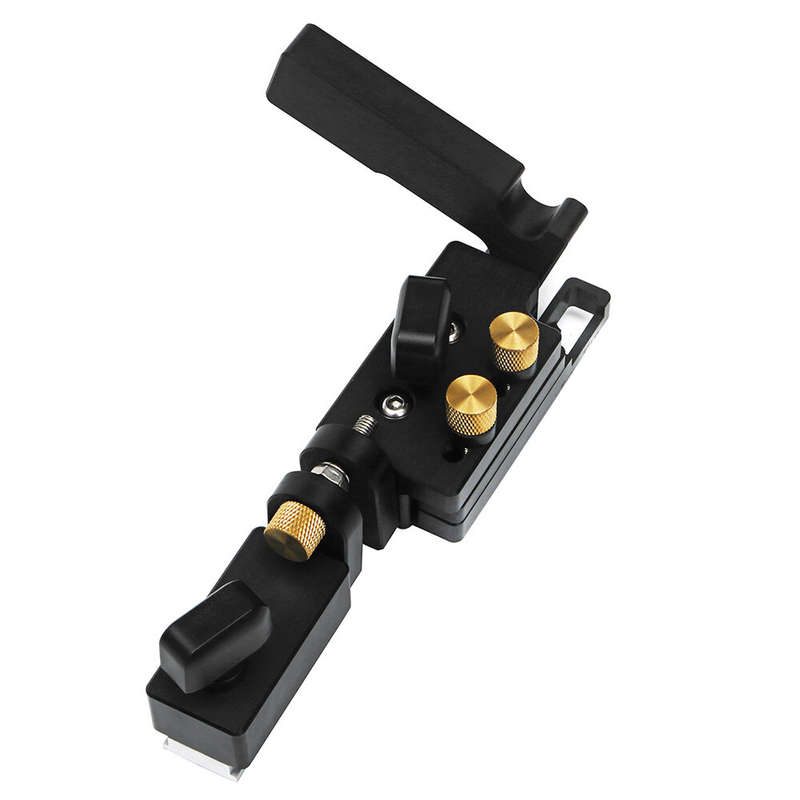Drillpro Woodworking Tool Flip Stop With Micro-Adjustable Settings T-Track Stop For Miter Gauge Fenc