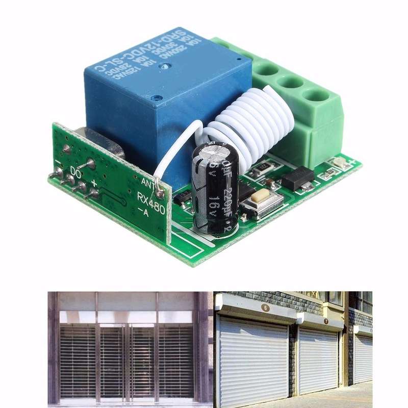 10pcs DC12V 10A 1CH 433MHz Wireless Relay RF Remote Control Switch Receiver Board