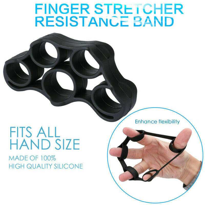 5 Pcs Hand Grip Strengthener Set Adjustable Hand Gripper Finger Rehabilitation Training Resistance S