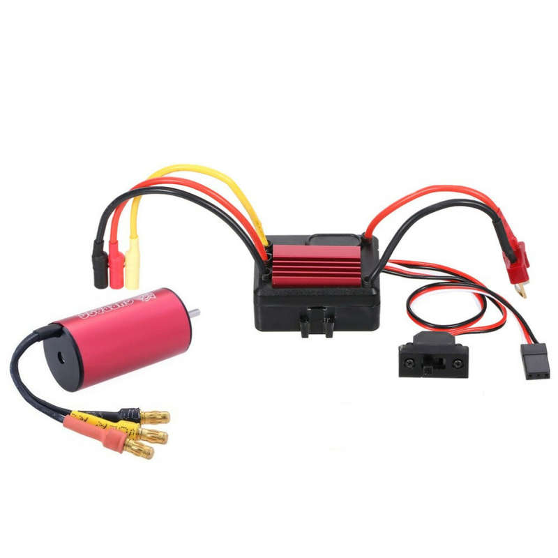 Wltoys A959 A979 A959-B 1/18 RC Car Upgraded Brushless 2435 Motor 35A ESC 21G Servo TX RX Combo Set
