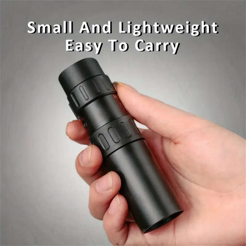 10-300x Zoom Mini Extendable HD Portable Monocular Telescope Manual Focus Long Range High Definition