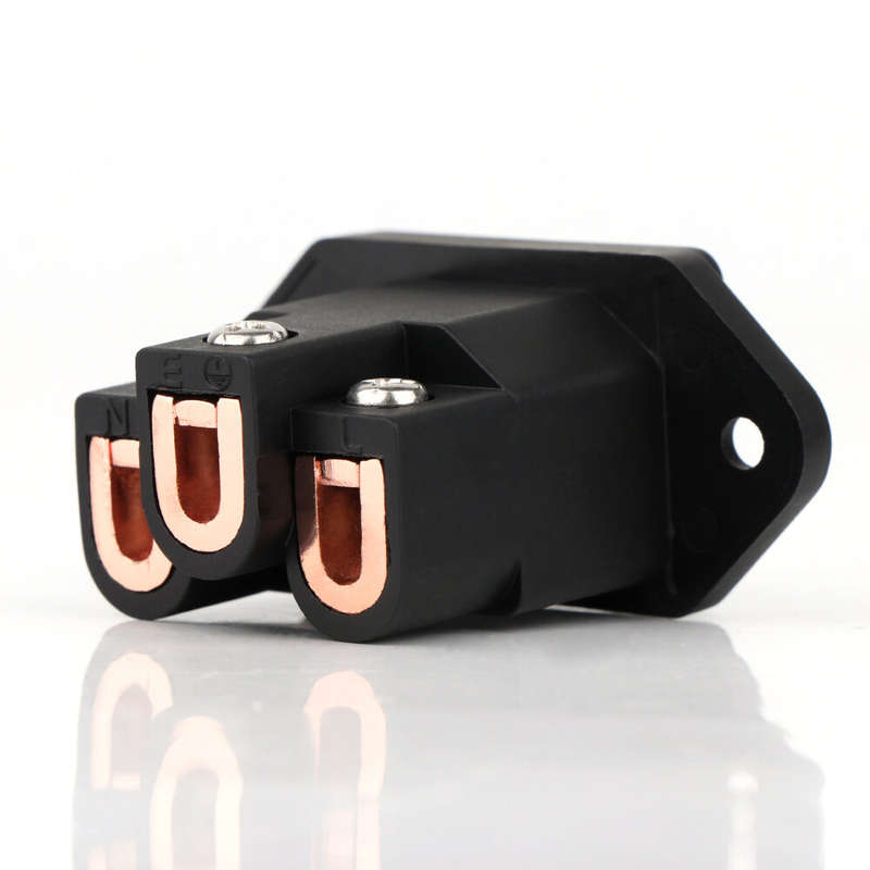 Monosaudio IB70 AC 250V 10A Power Socket Plug for Amplifier Power Supply Solder-free for Speaker Amp
