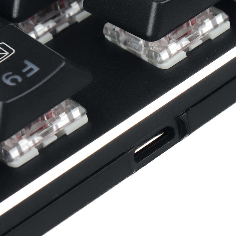 E-element Z66 Mechanical Keyboard 87 Keys RGB USB Wired NKRO Low-profile Switch Hot Swappable Double