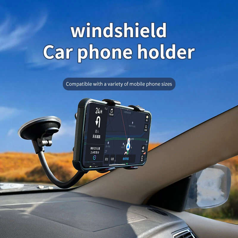 Windshield Car Mobile Phone Holder Splint Suction Cup Lazy Hose Bracket In Car Phone Holder Cell Pho