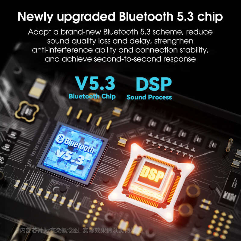 OMS M18 bluetooth V5.3 Audio Receiver Transmitter 3.5MM AUX RCA USB Multi-point Interface RGB Light
