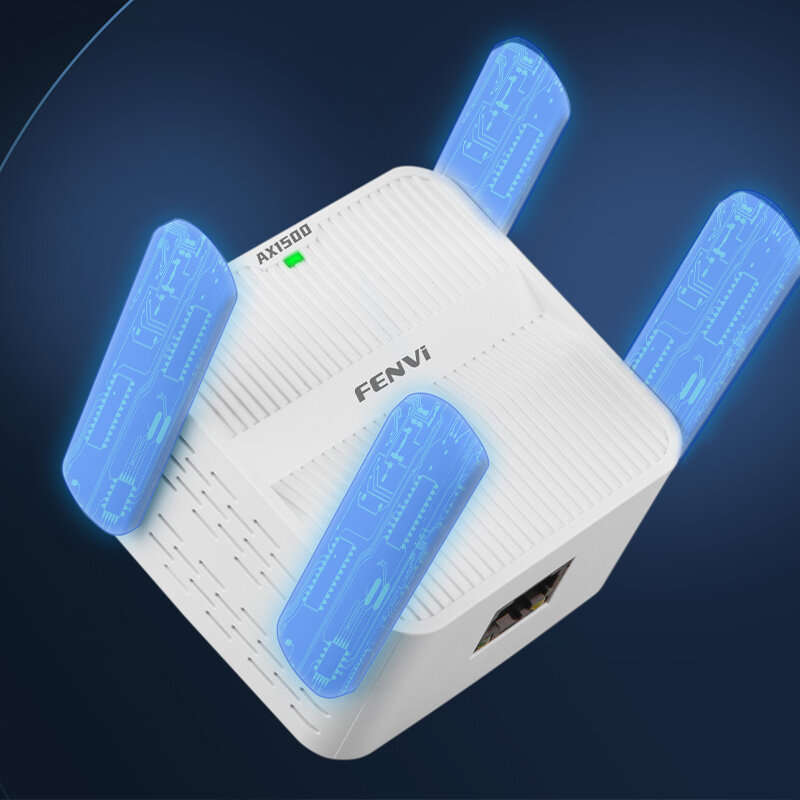 FENVI AX1500 WiFi 6 Repeater Extender Signal Booster Dual Band 2.4G/5GHz Wi-Fi Signal Amplifier Long