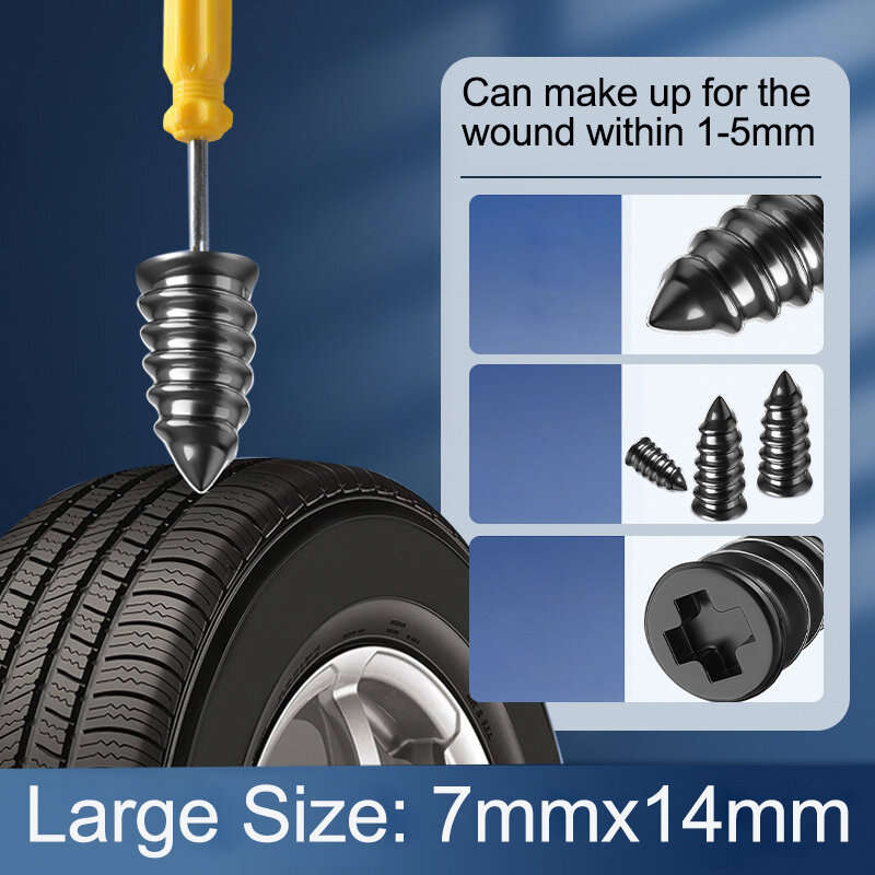 Vacuum Tire Repair Nail for Motorcycle Car Trucks Scooter Bike Tire Puncture Repair Universal Tubele