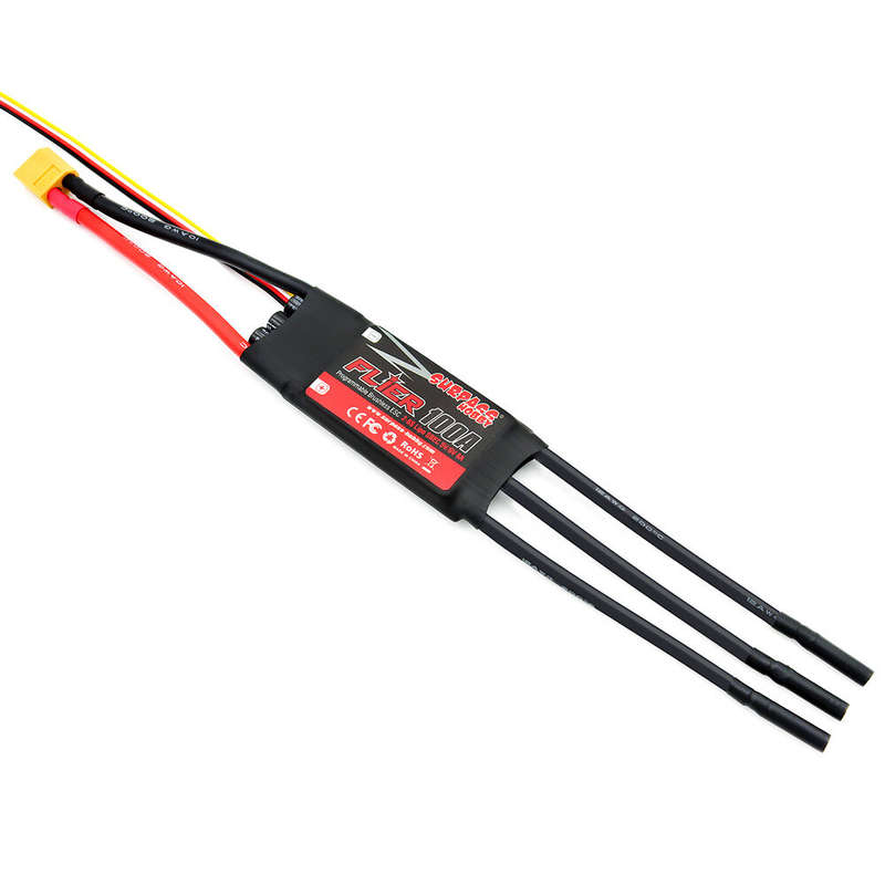 SURPASS-HOBBY FLIER Series New 32-bit 100A Brushless ESC With 5V/6V 8A SBEC 2-6S Support Programming