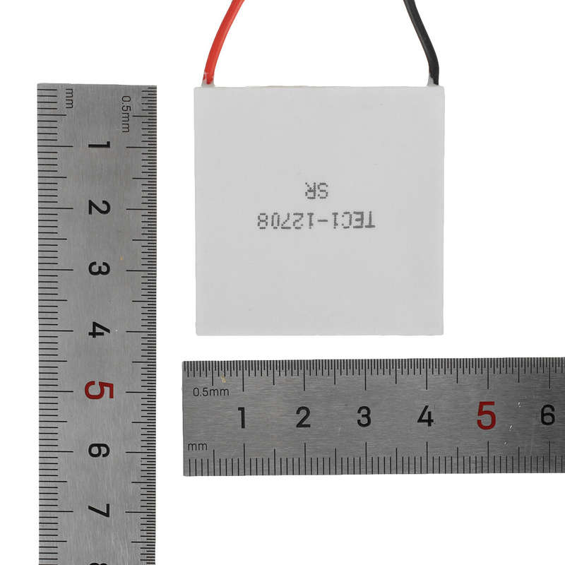 TEC1-12708 12V Heatsink Cooling Peltier TEC Semiconductor Thermoelectric Cooler 40mm*40mm*3.6mm