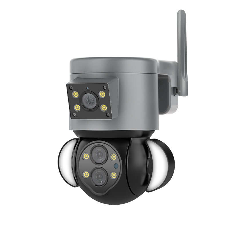 SECTEC 4G EU Version 10X Zoom Camera with Dual 4 Million Pixel Lenses Panoramic Camera Motion Tracki