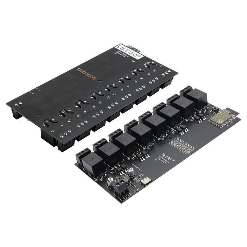 LILYGO T-Relay 5V 8 Channel Relay Module ESP32 Wireless Development Board WIFI Bluetooth With Optoco