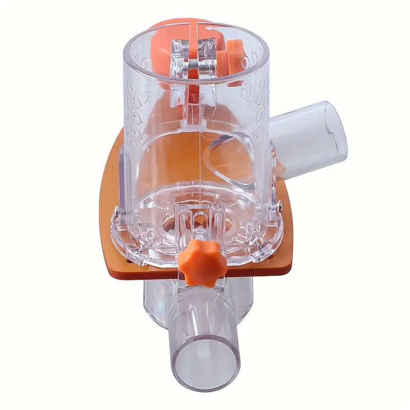 Dust Free Router Trimmer Base Circle Cutting Jig Adjustable Milling Knife Depth Plastic Woodworking