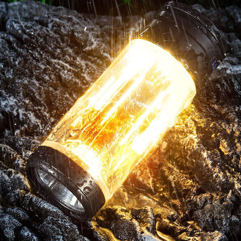 Outdoor Lighting LED Camping Light Multifunctional USB Charging Solar Tent Light Hunging Stand Lamp
