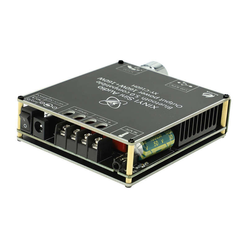 XY-C160H Audio Power Amplifier Board bluetooth5.0 Two-Channel HiFi Stereo TDA7498E Original 160WX2 H
